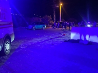 Bodrum'da bir kişinin öldüğü trafik kazası güvenlik kamerasında